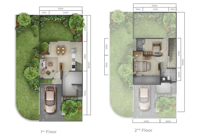 Floor plan for Type M Hoek Basic