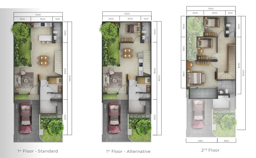 Floor plan for Type M Premium