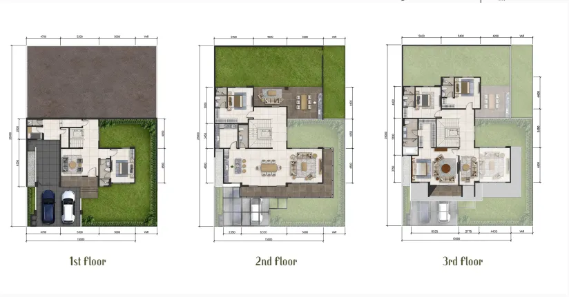 Floor plan for 15x25 Hoek