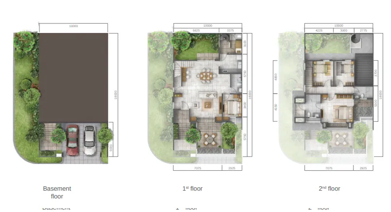 Floor plan for Type A Basic Hoek