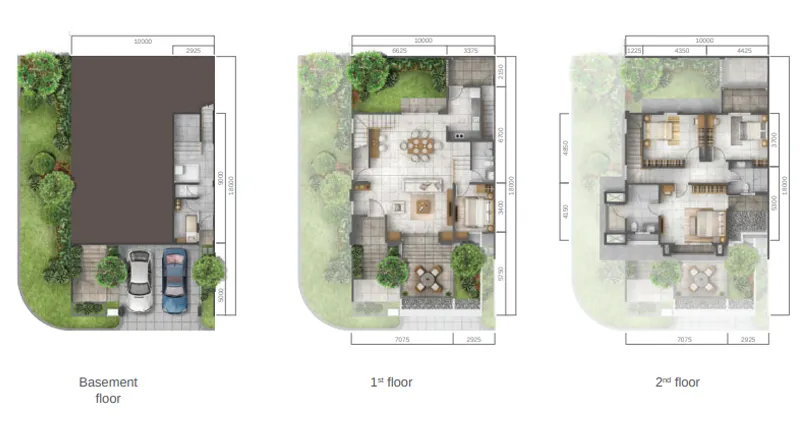 Floor plan for Type A Premium Hoek