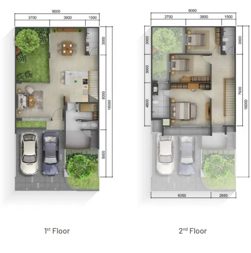Floor plan for Type N Premium