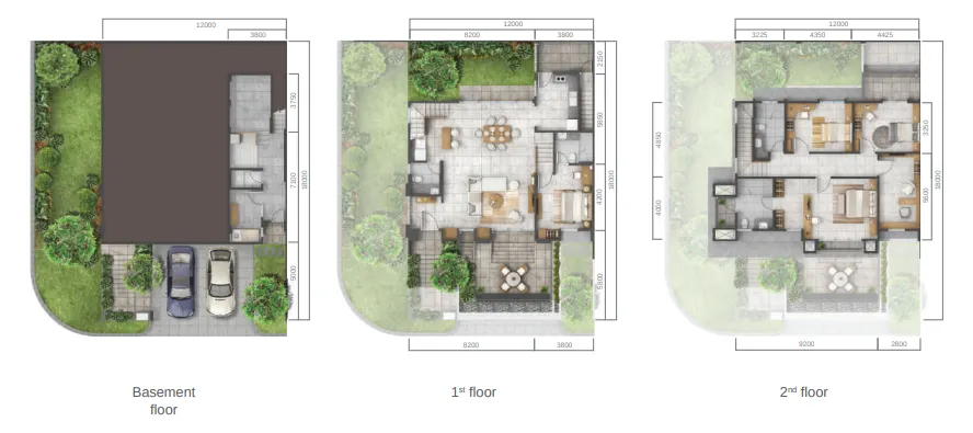 Floor plan for Type T Premium Hoek
